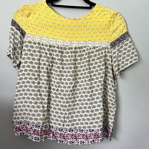Blue Tassel Blouse